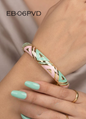 Pastel Pink and Mint Green Bangle
