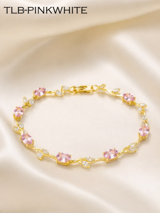 TLB PINKWHITE TULIP BRACELET