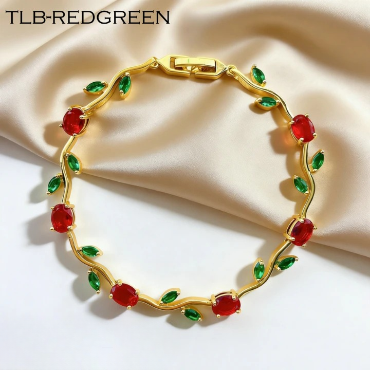 TLB REDGREEN TULIP BRACELET