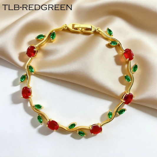 TLB REDGREEN TULIP BRACELET