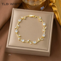 TLB WHITE TULIP BRACELET